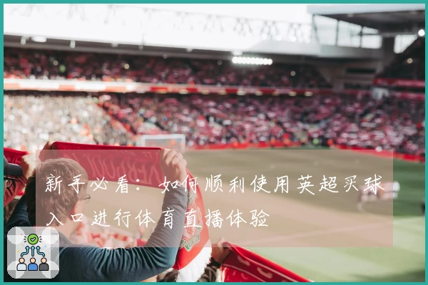 新手必看：如何顺利使用英超买球入口进行体育直播体验