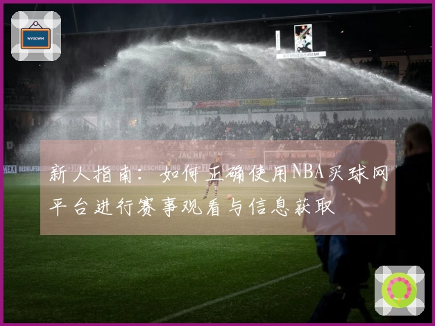 新人指南：如何正确使用NBA买球网平台进行赛事观看与信息获取